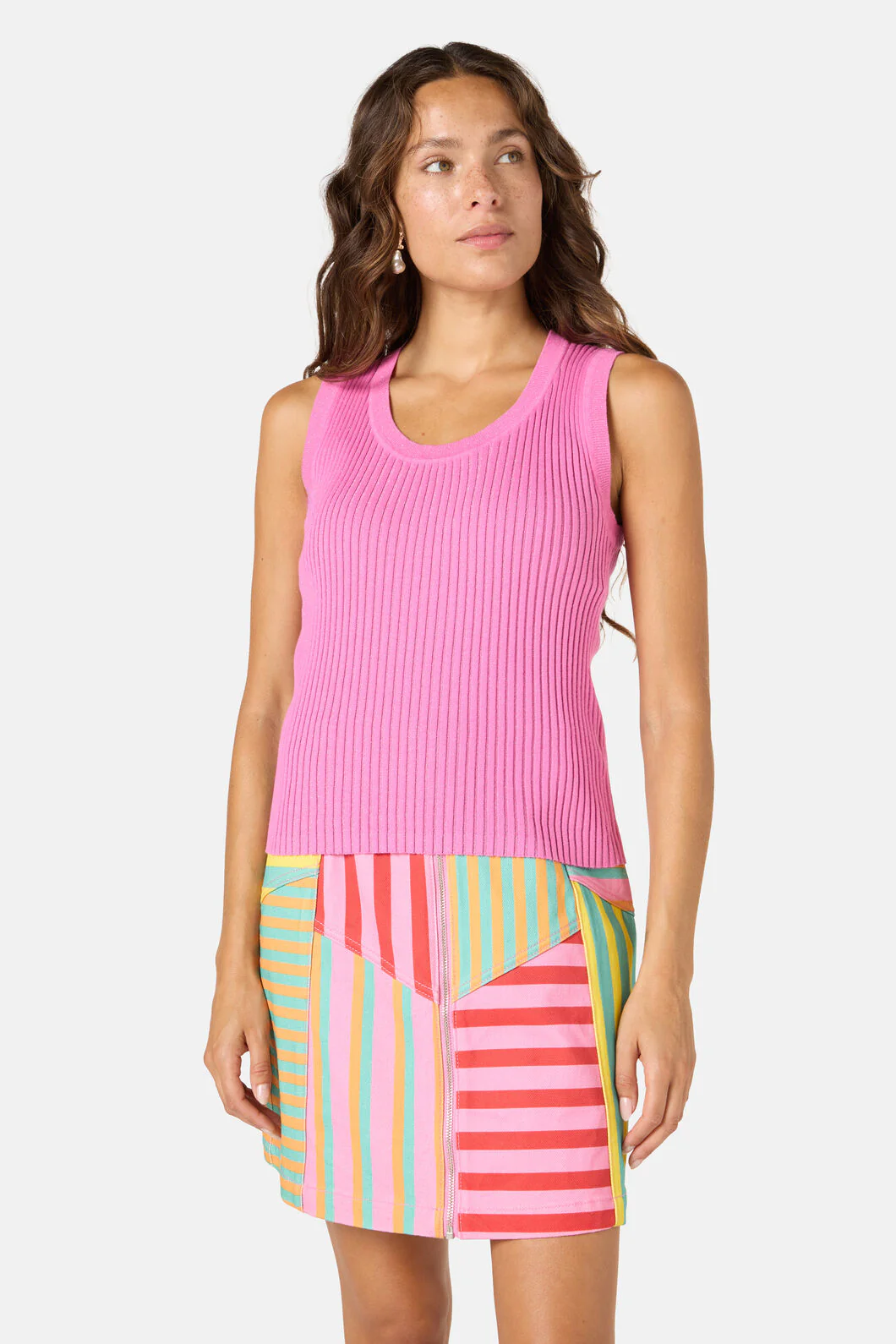 Allegra Cotton Knit Tank - Image 11