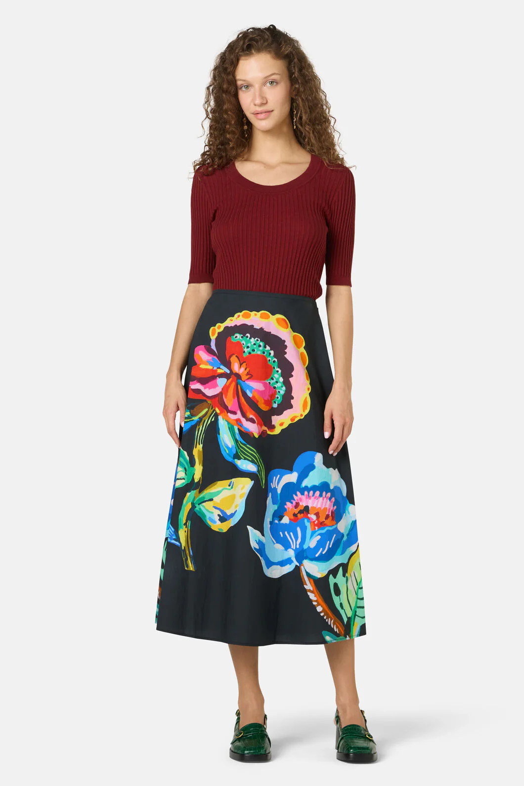 Allegra Scooped Neck Knit Top - Image 3