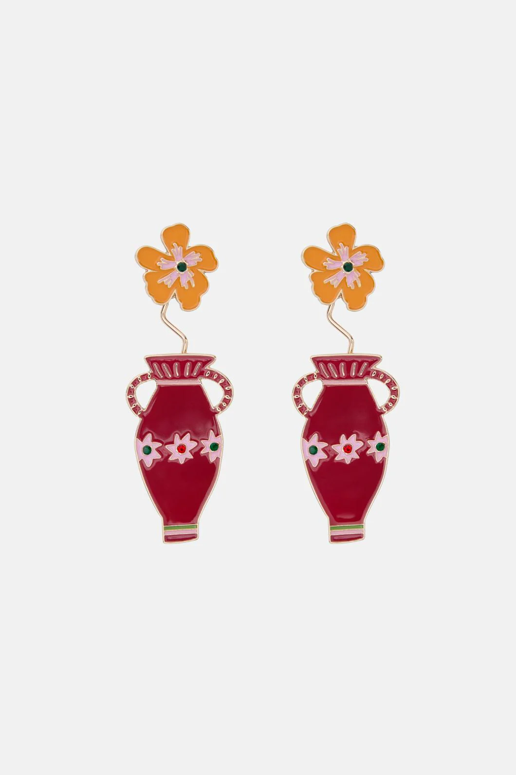 Amphora Vase Earrings - Image 3