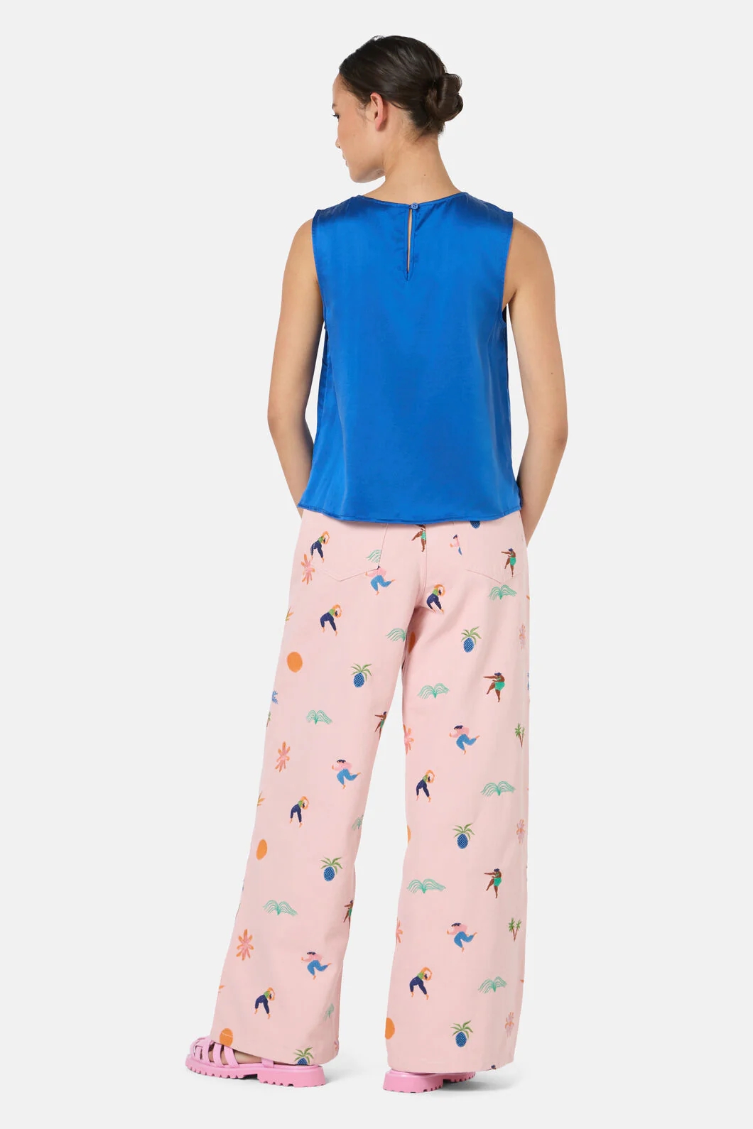 Anika Sandwashed Silk Tank - Image 8