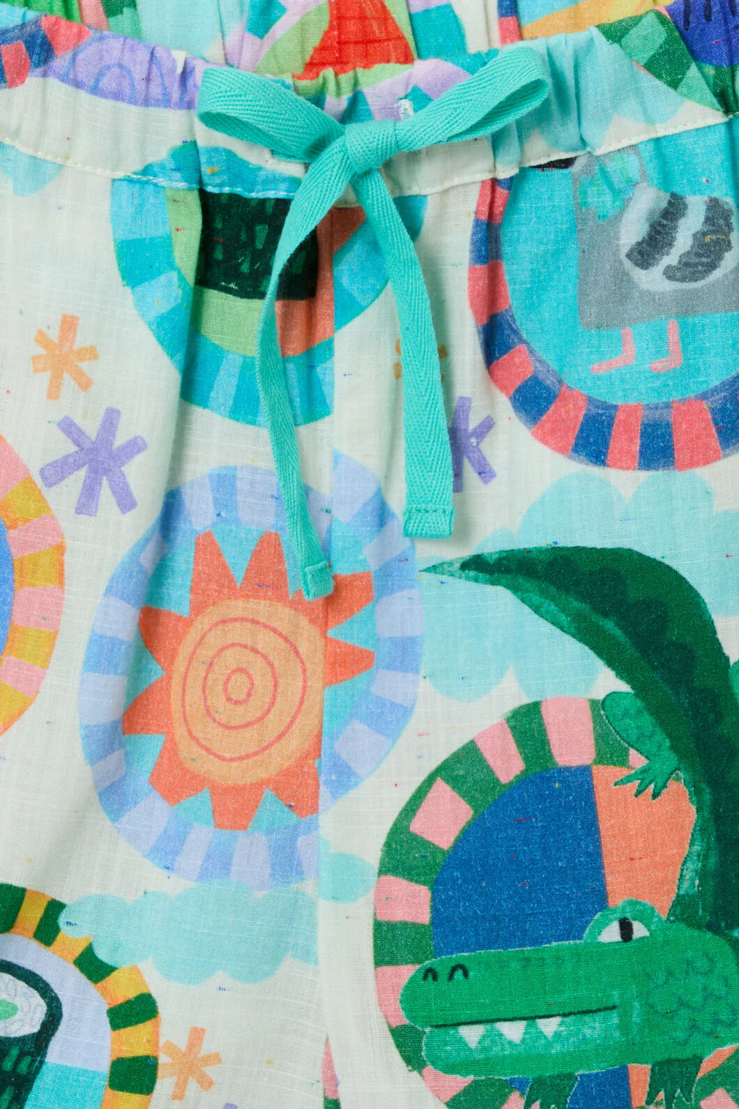 Animal Stamp Kids Shorts - Image 4