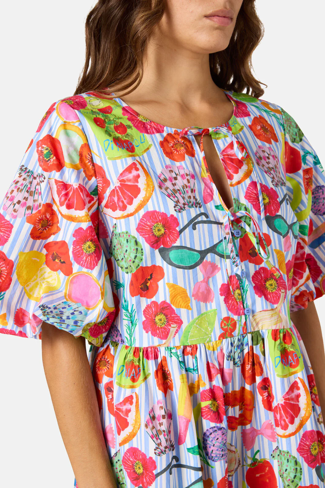 Antipasto Print Smock Dress - Image 5