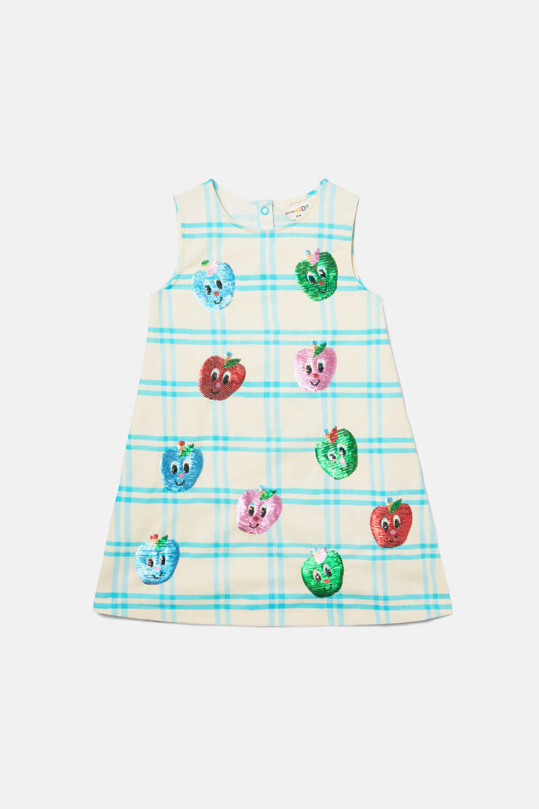 Apples Sequins Kids Party Dress - Image 4