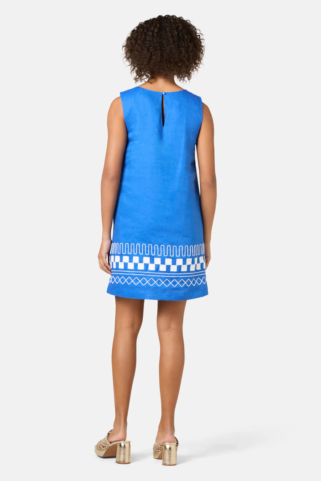 Atrium Embroidered Shift Dress - Image 6