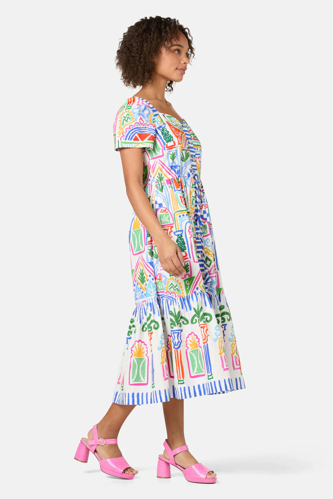 Atrium Print Midi Dress - Image 4