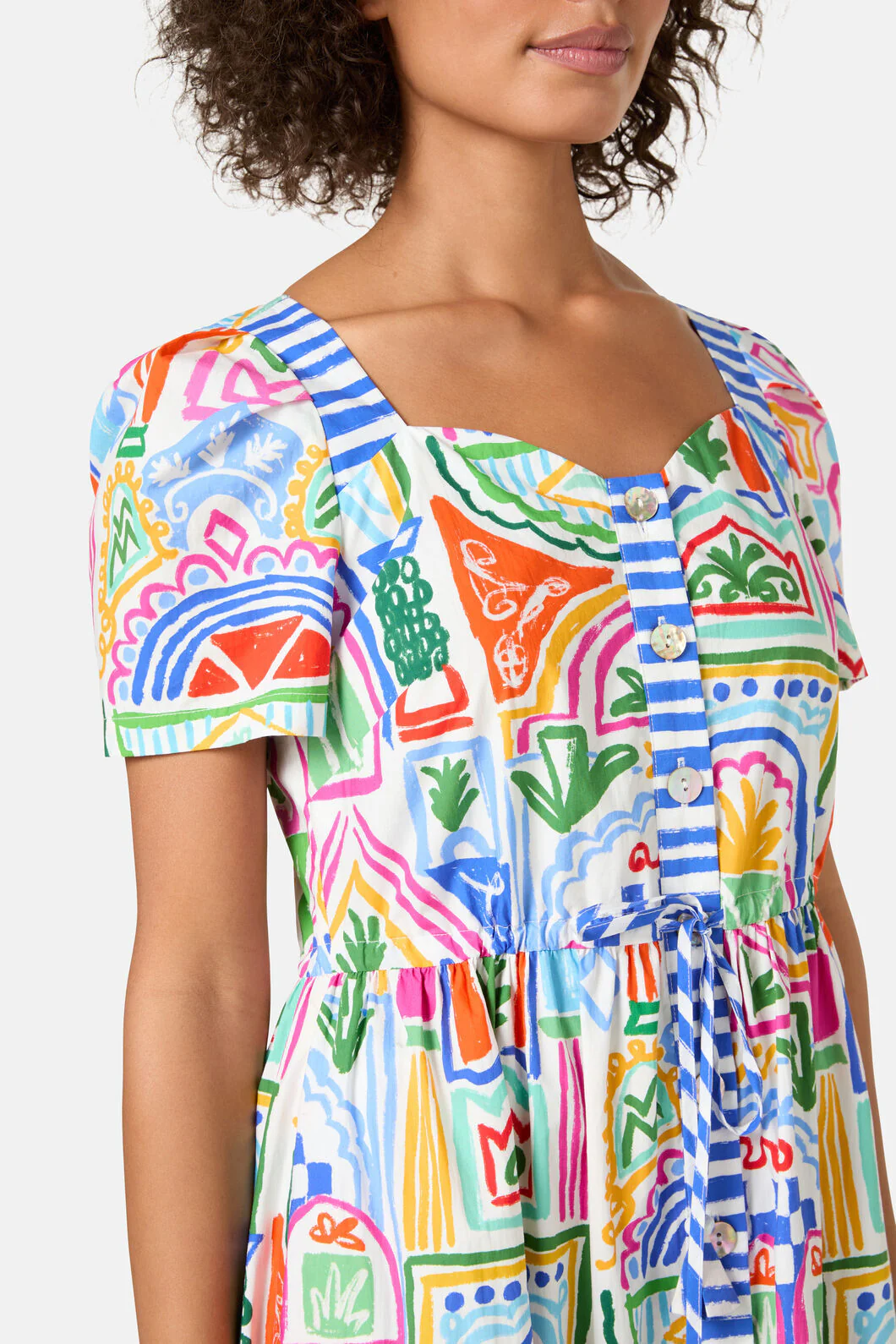 Atrium Print Midi Dress - Image 6