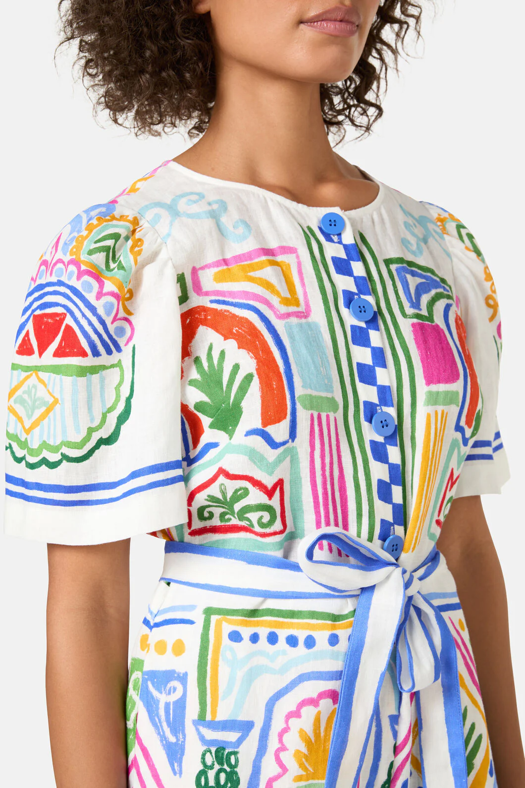 Atrium Print Playsuit - Image 6
