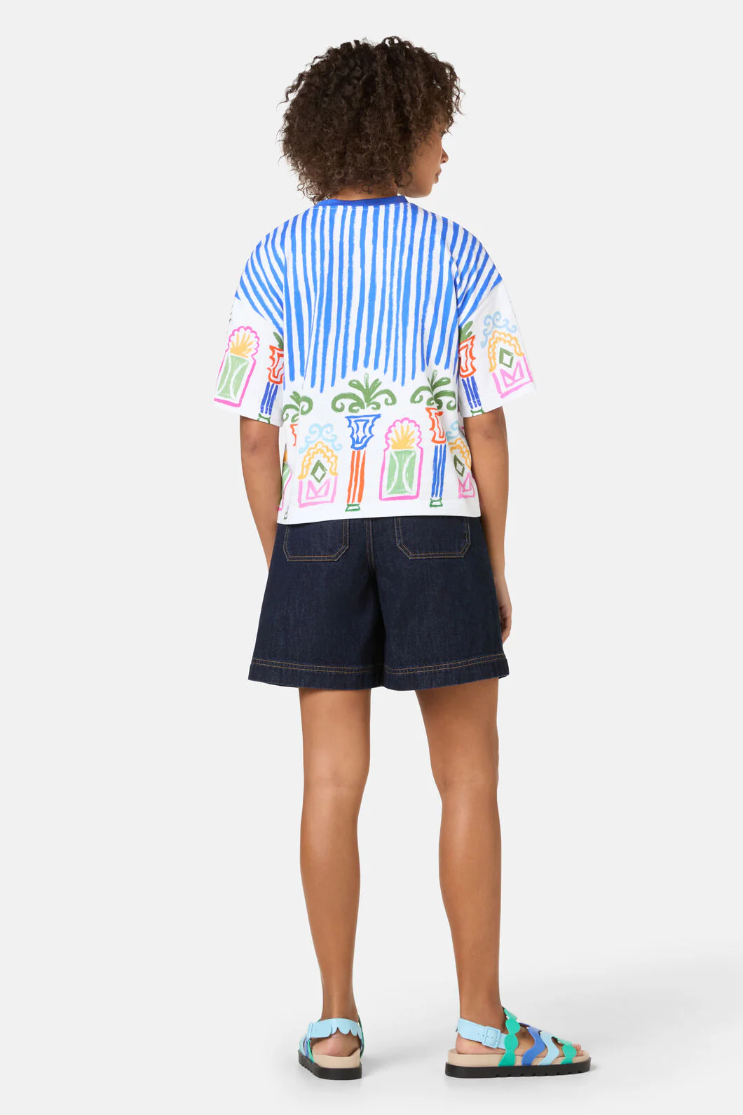 Atrium Print Relaxed Tee - Image 4