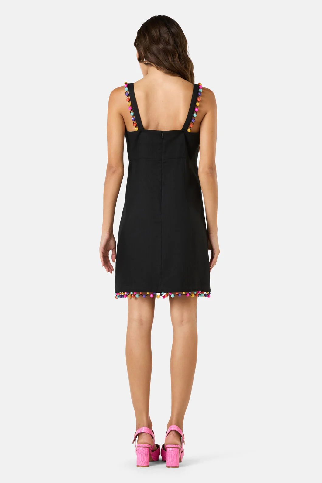 Beaded Trim Party Dress - Image 5