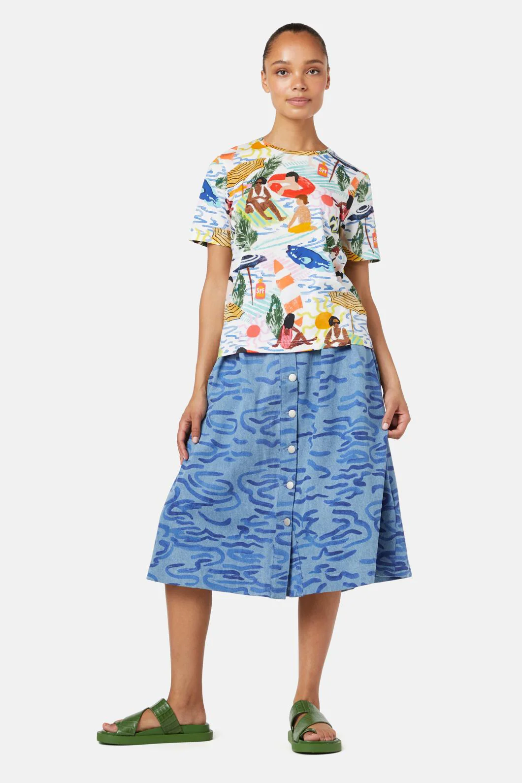 Between The Flags Tee - Image 2