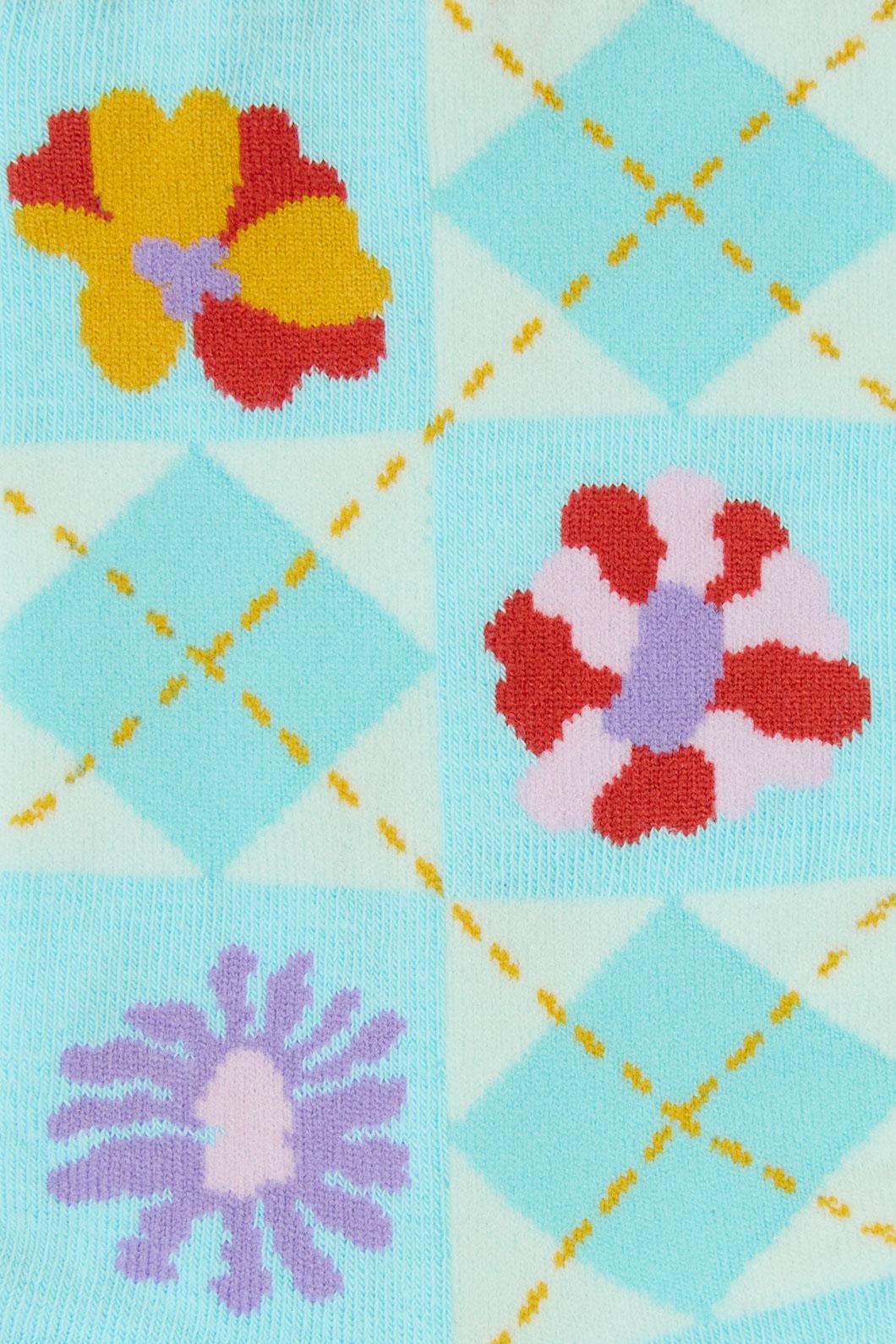 Big Bouquet Check Sock - Image 2