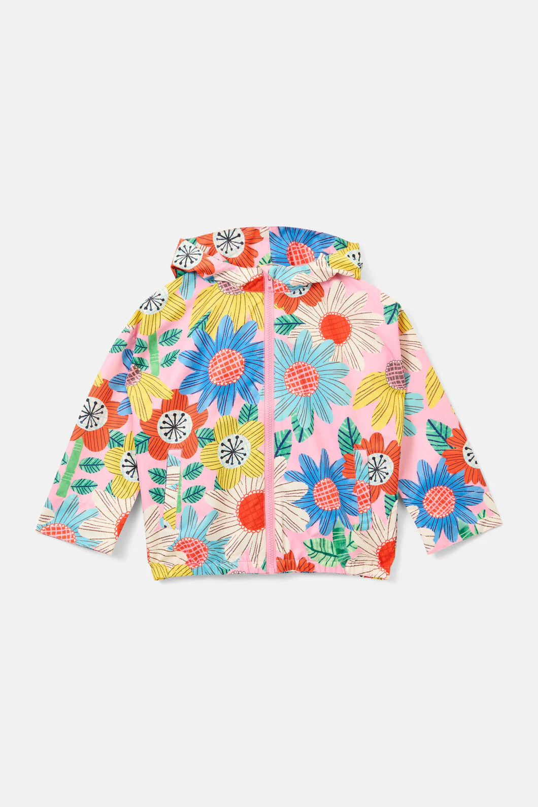 Blooming Floral Kids Raincoat - Image 2