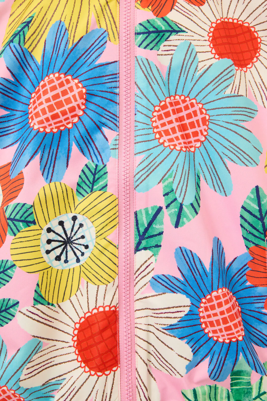 Blooming Floral Kids Raincoat - Image 3