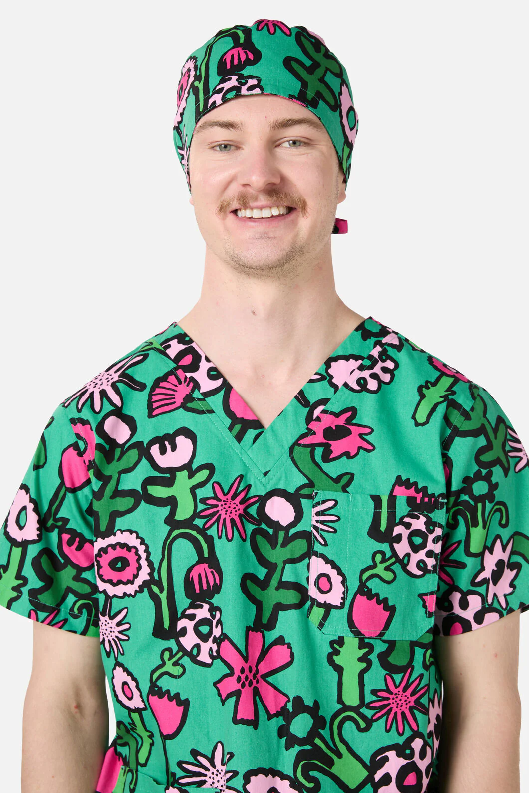 Bloom'N'Blossom Scrub Hat - Image 2