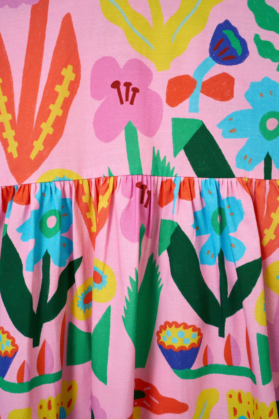 Bold Floral Kids Dress - Image 3