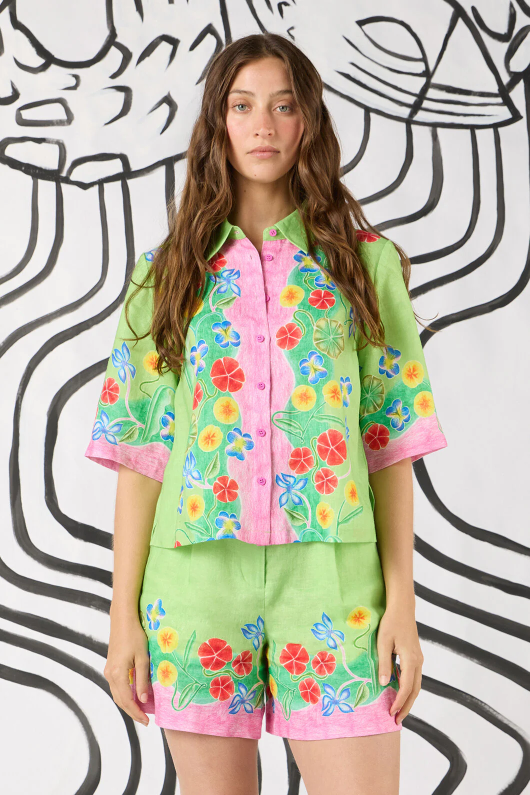 Botanica Linen Print Shirt - Image 2
