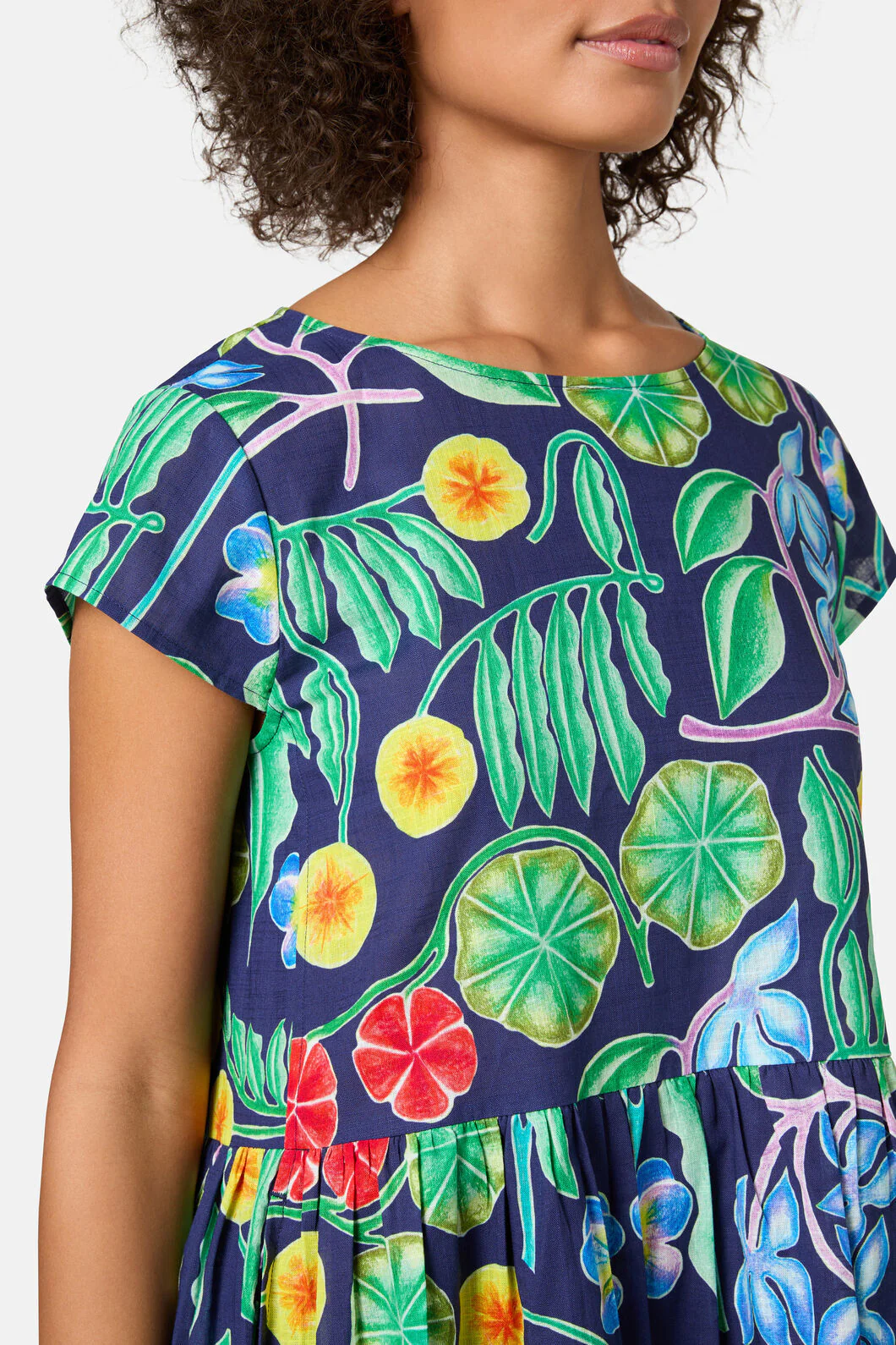 Botanica Print Beach Dress - Image 5