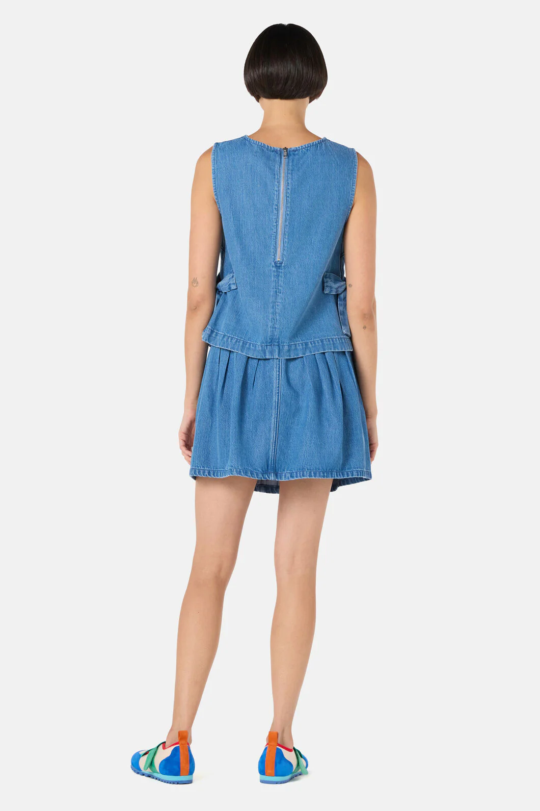 Bowtiful Denim Tank - Image 5