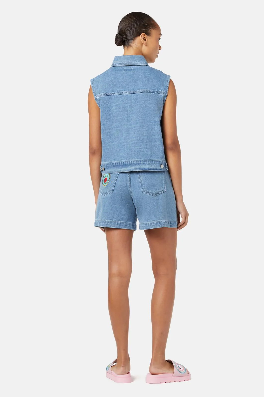 Bring A Plate Denim Vest - Image 3