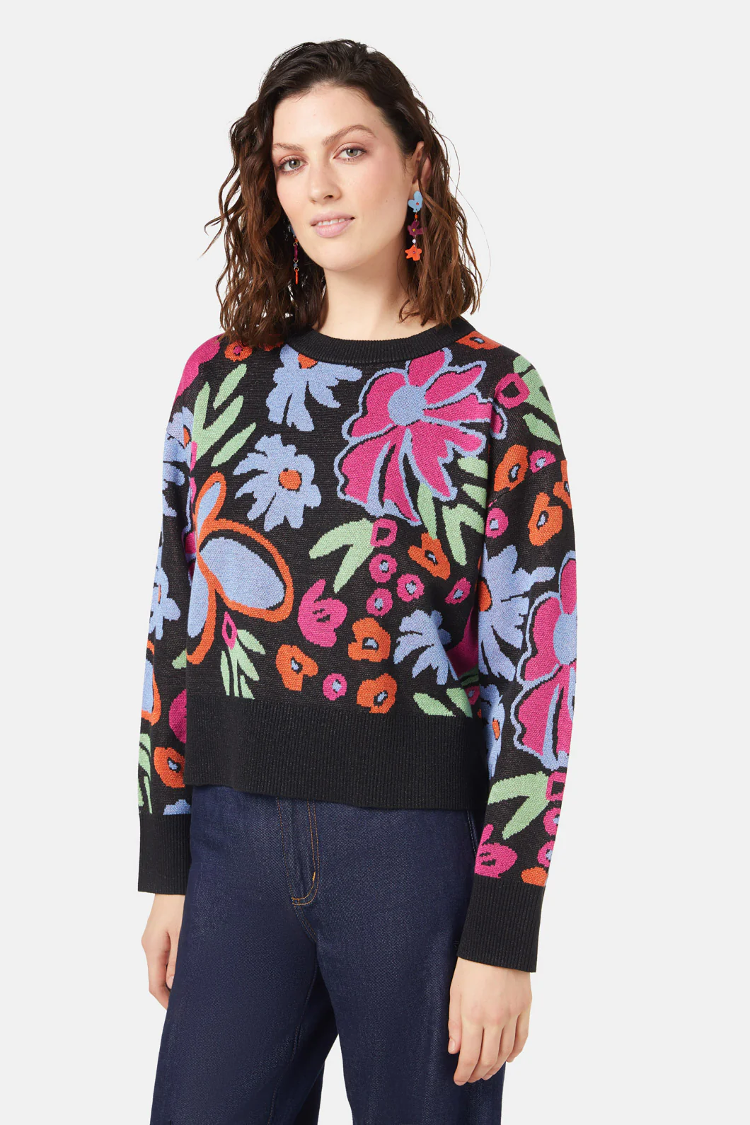 Brushed Bouquet Jumper - Image 2