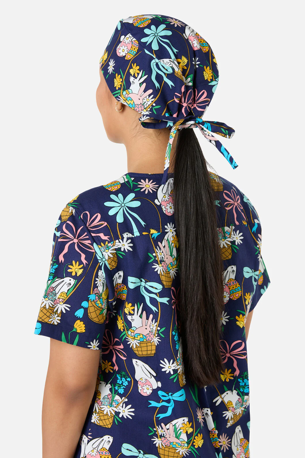 Bunny Basket Scrub Hat - Image 2