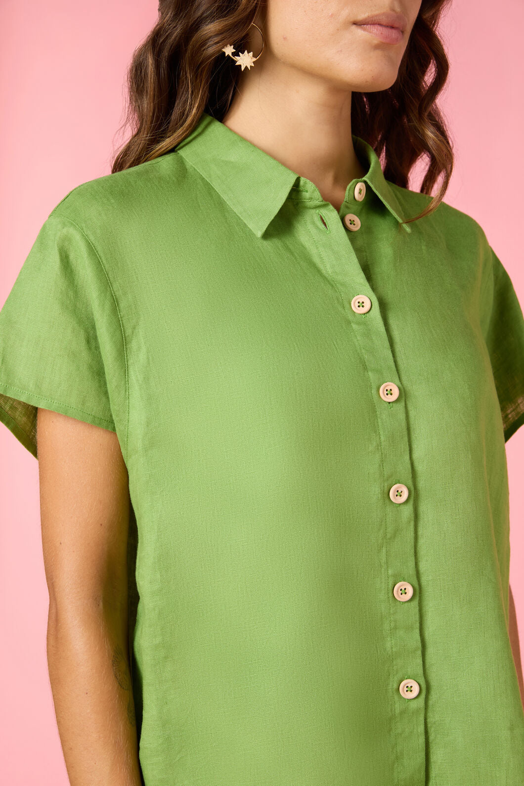 Button Batwing Shirt - Image 5