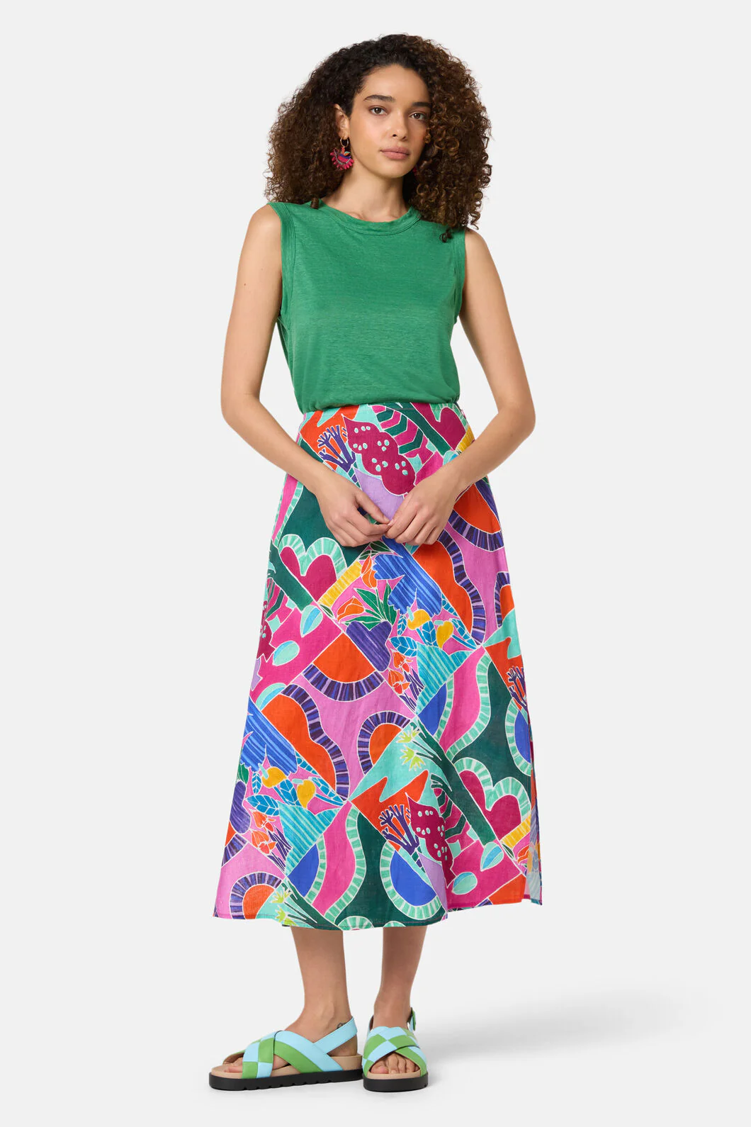 Caravan Holiday Midi Skirt - Image 2