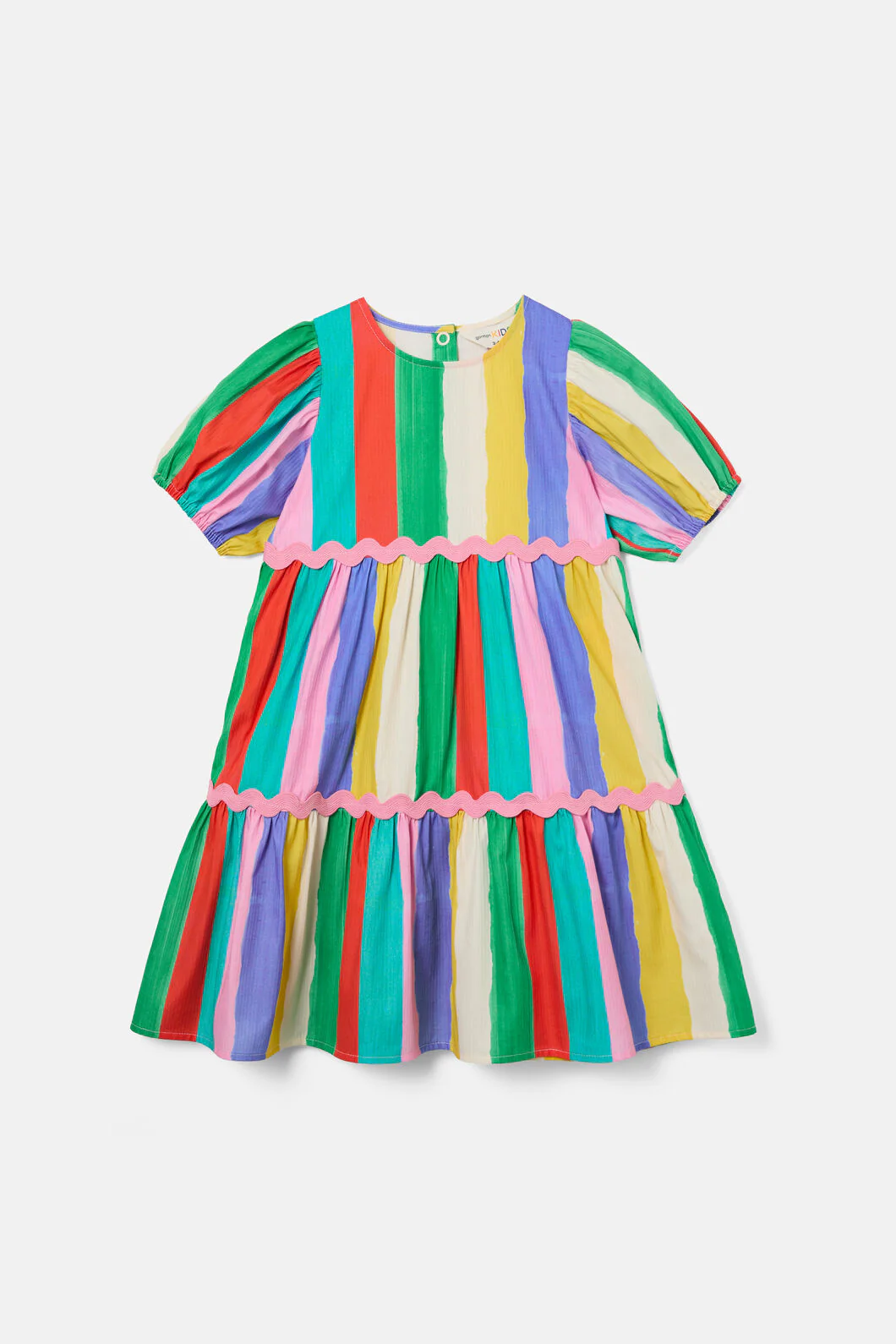 Carnival Stripe Kids Dress - Image 3