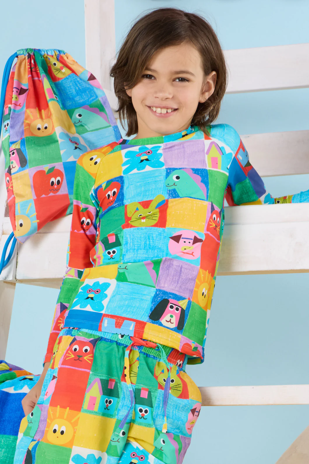 Check Mate Kids Swim Top - Image 4