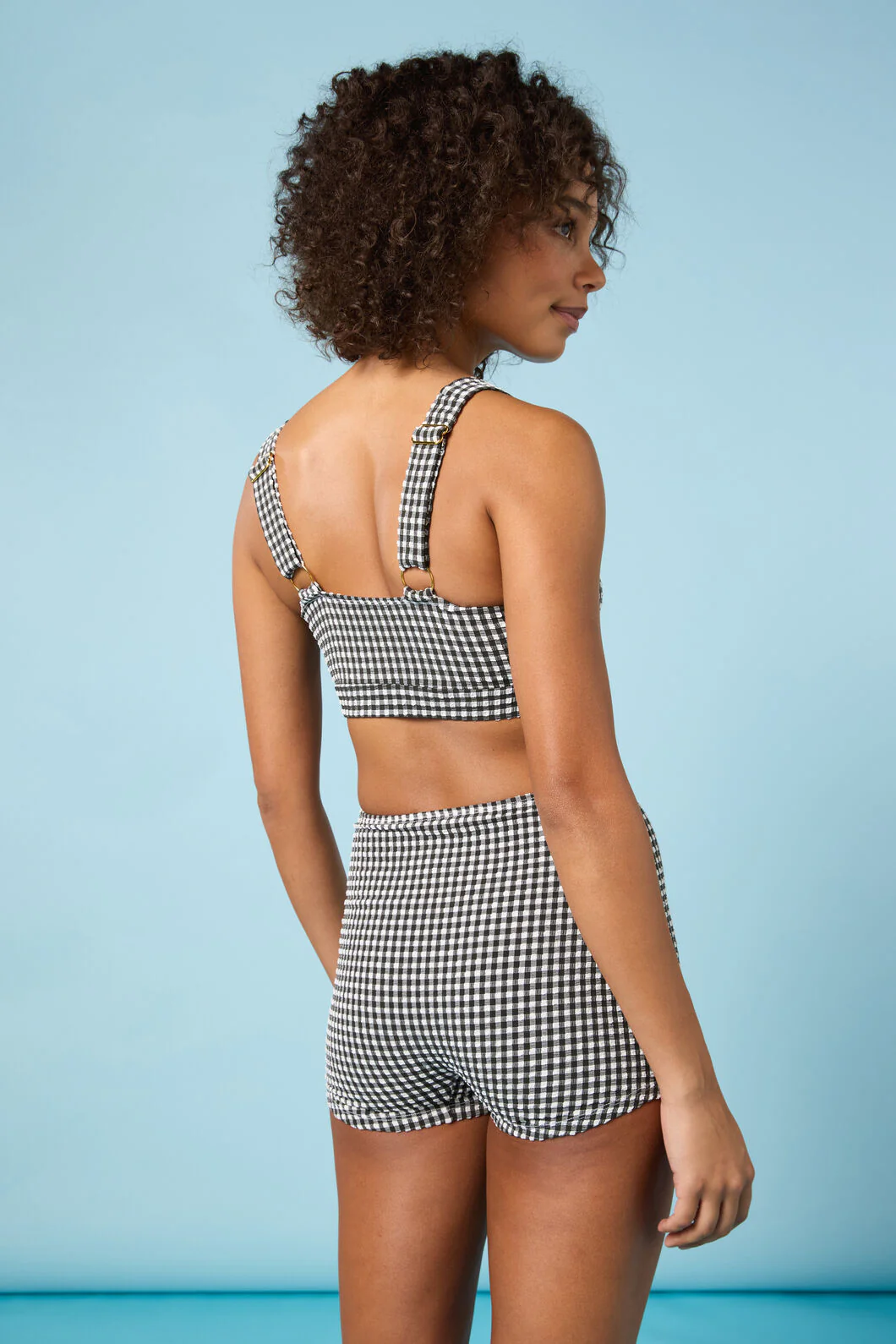Checkmate Gingham Bikini Botto - Image 3