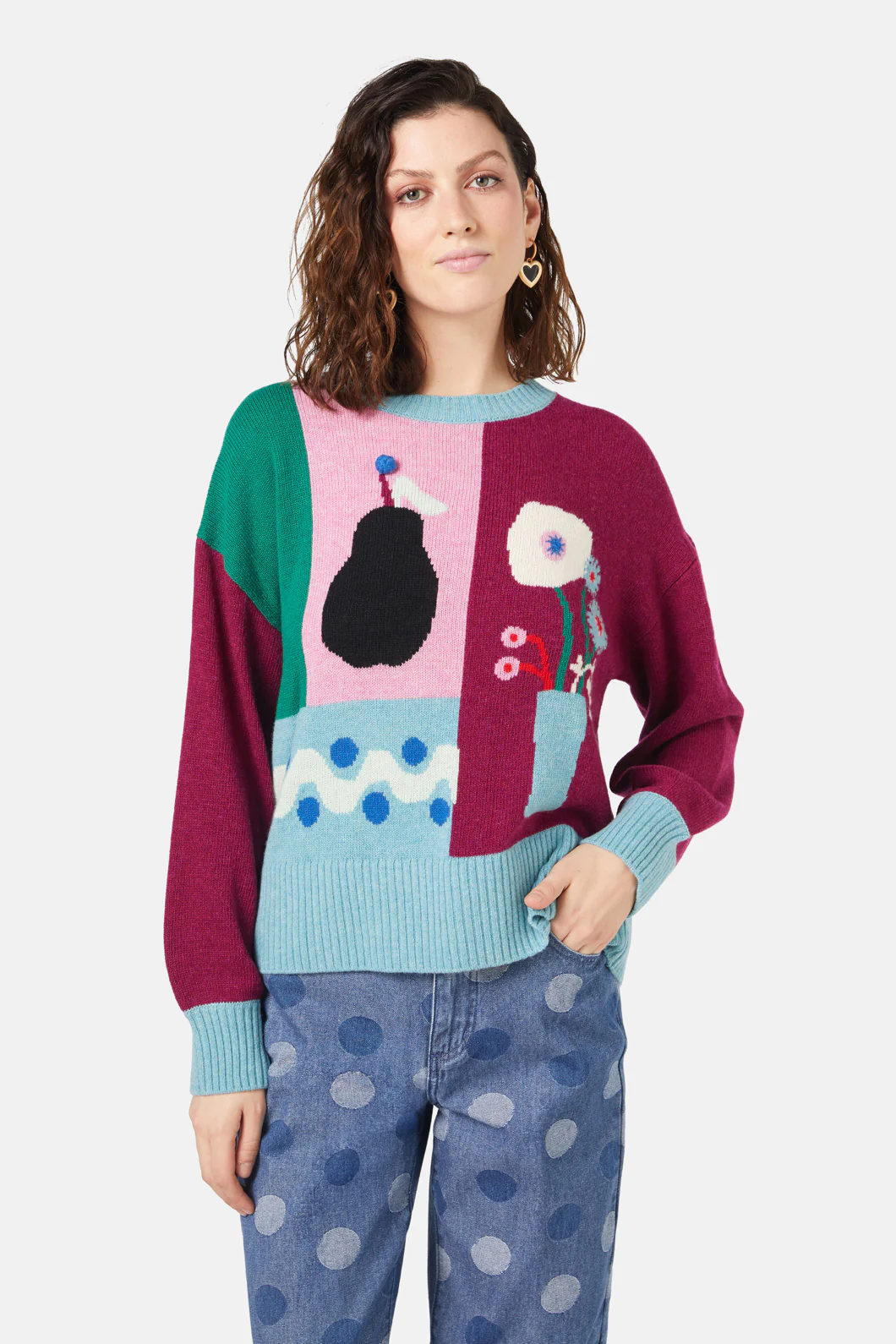 Collage Notes Jumper - Image 4