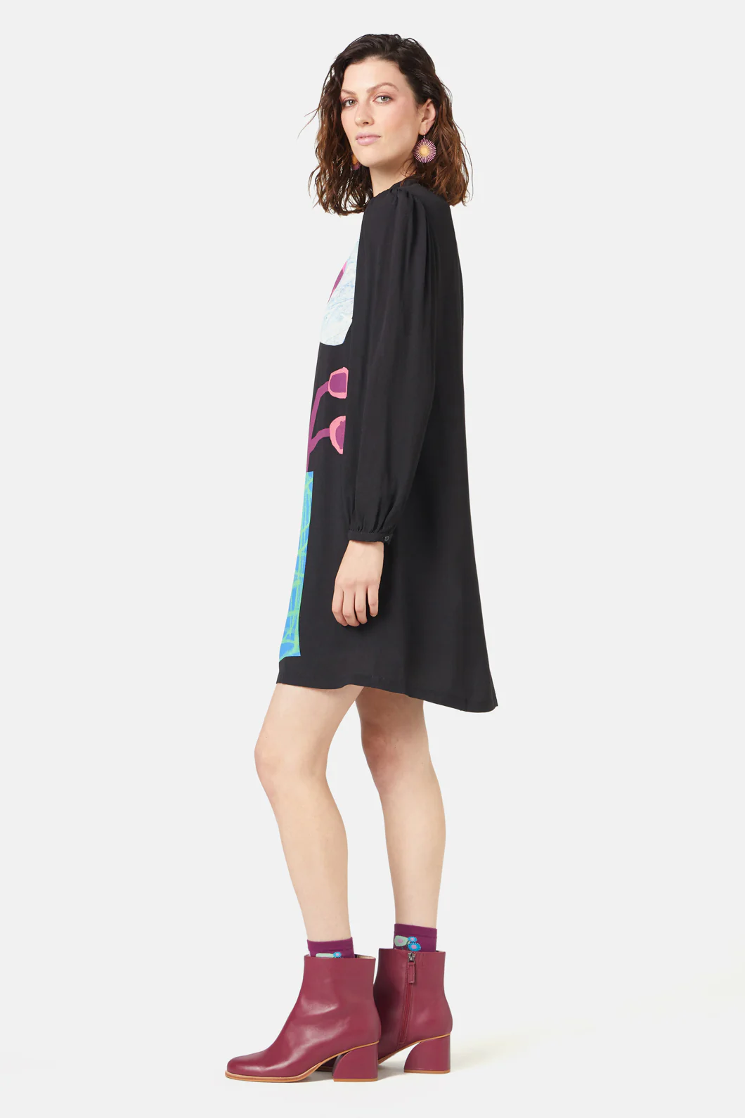 Collage Notes Placement Dress - Image 4