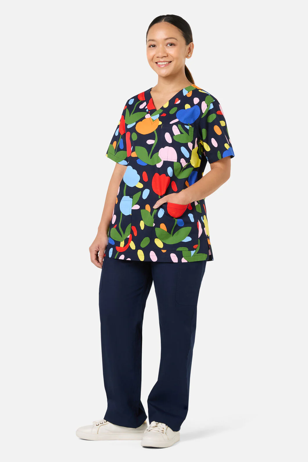 Confetti Top & Pant Scrub Set - Image 3