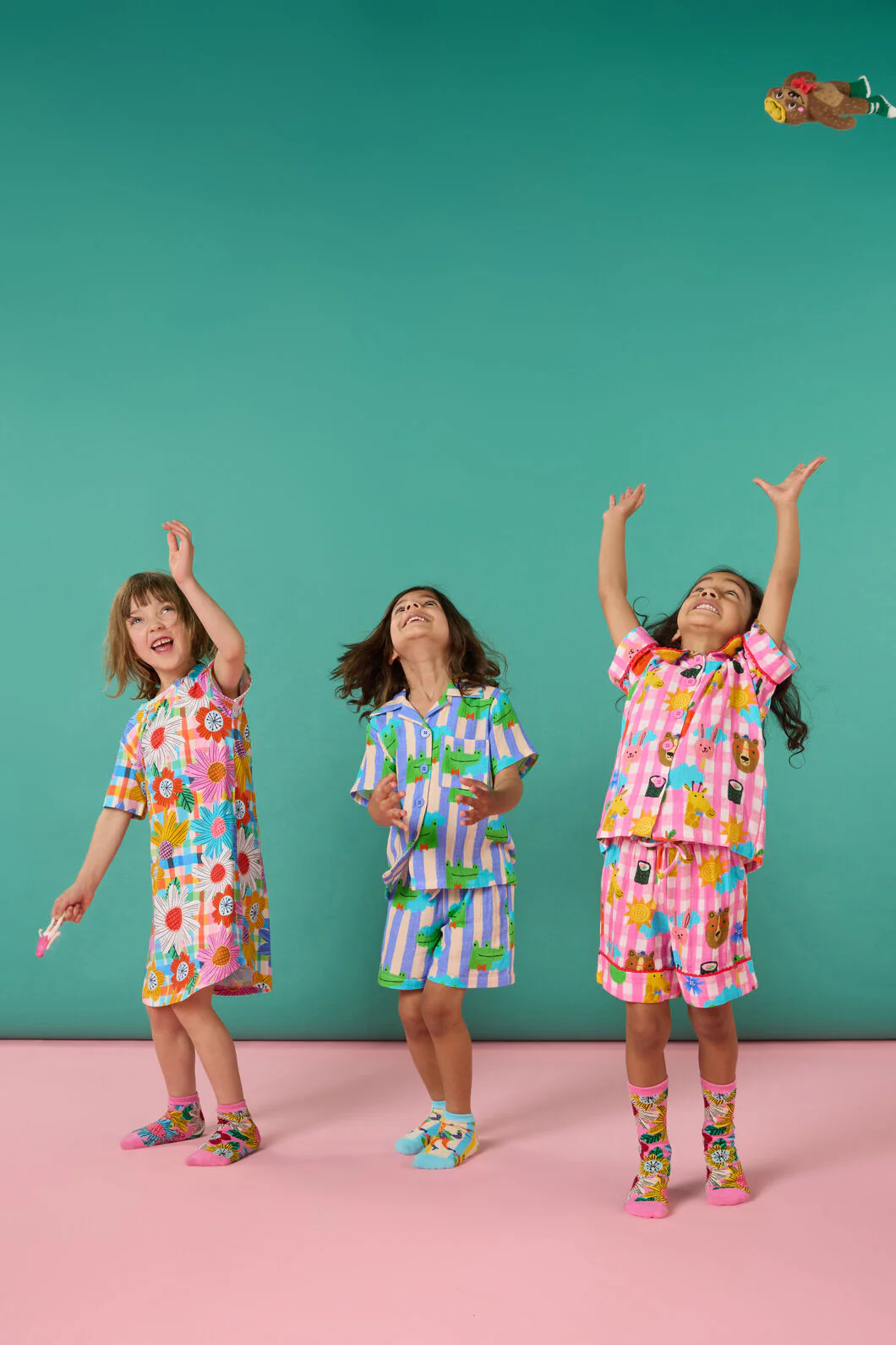 Croc Stripe Kids Pyjama Set - Image 8