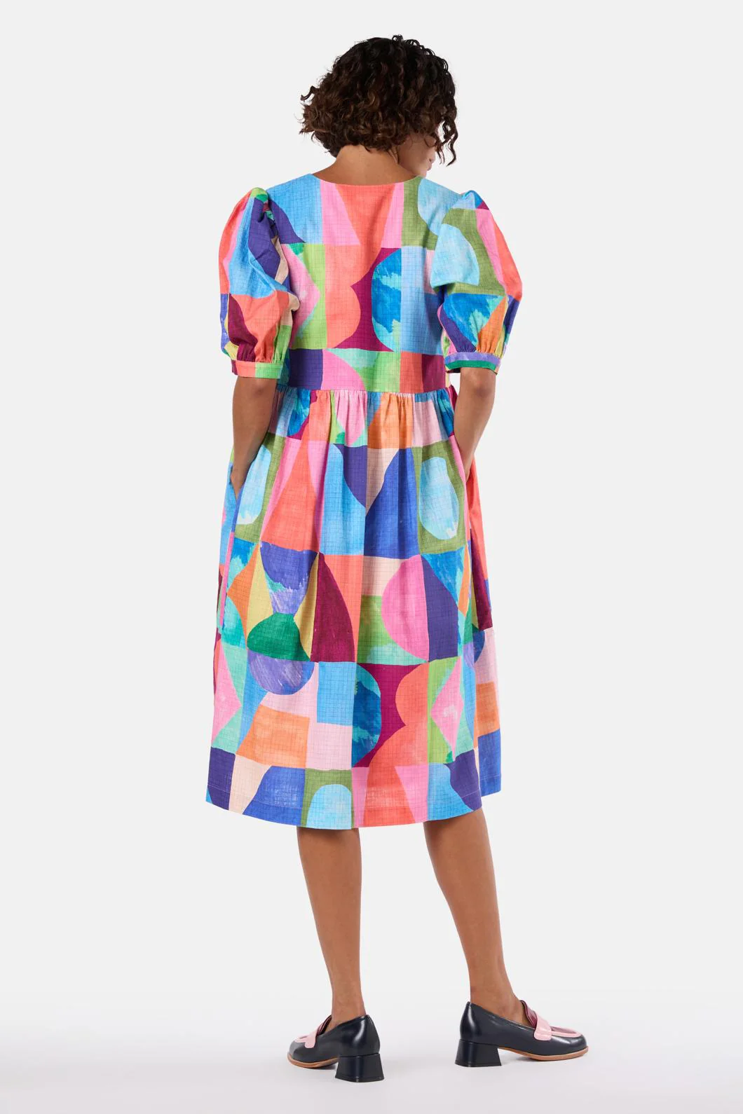 Cutting Shapes Smock Dress - Image 5