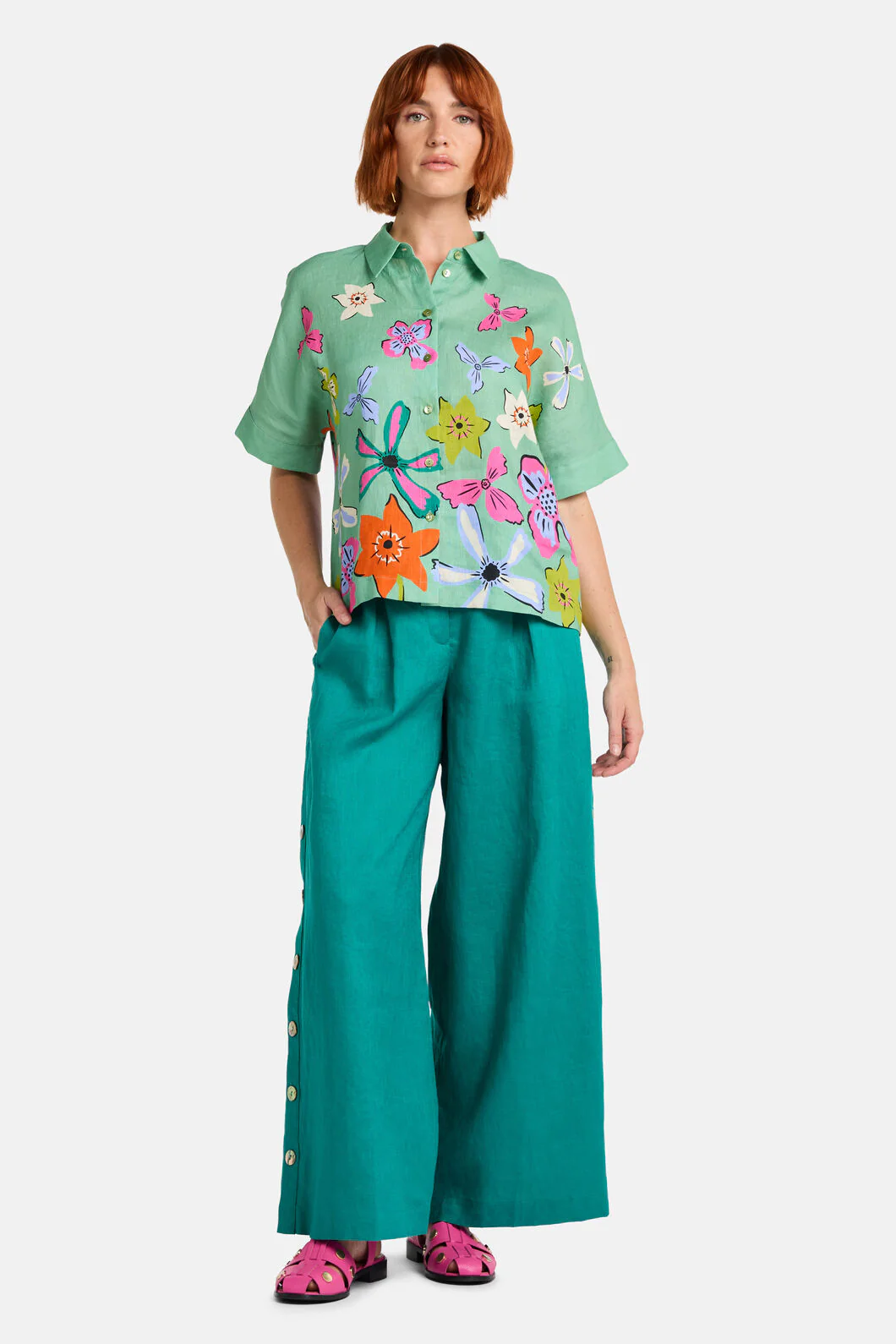 Daisy Chain Print Shirt - Image 3