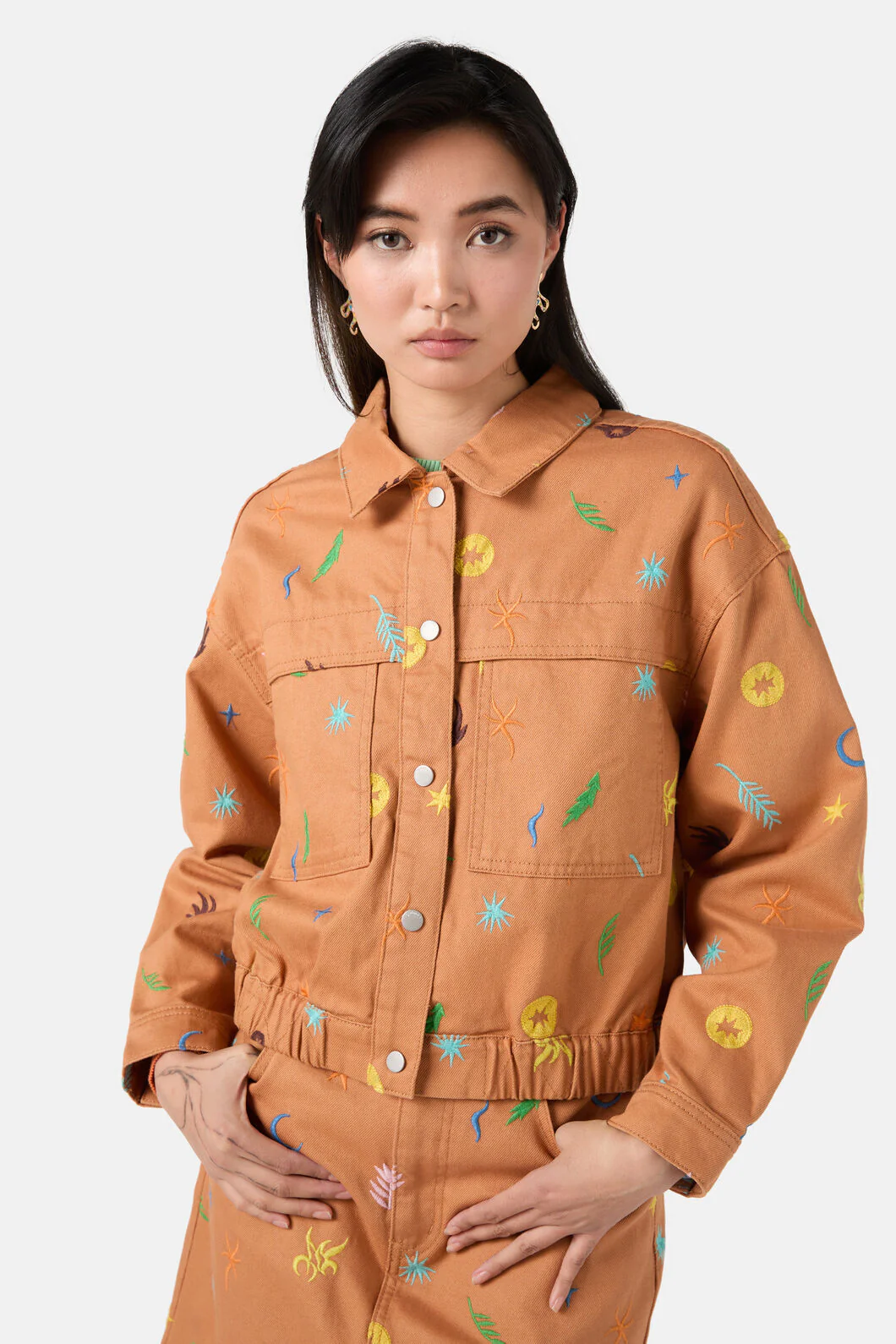 Desert Garden Denim Jacket - Image 3
