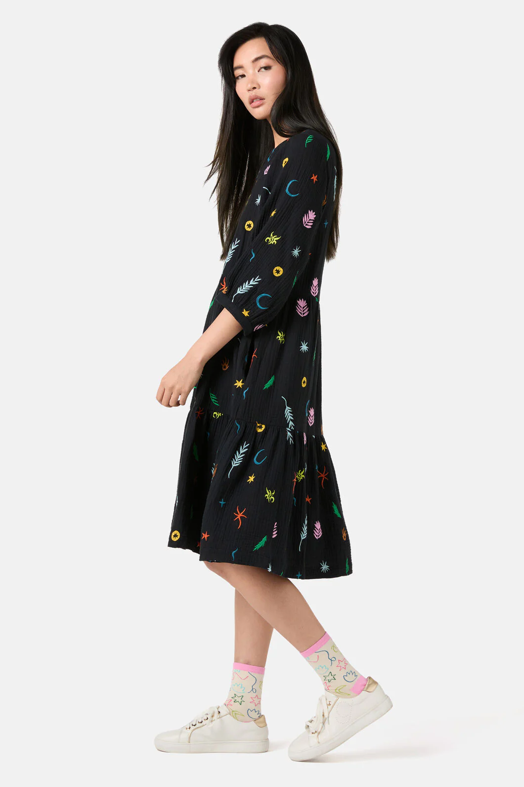 Desert Garden Smock Dress - Image 6