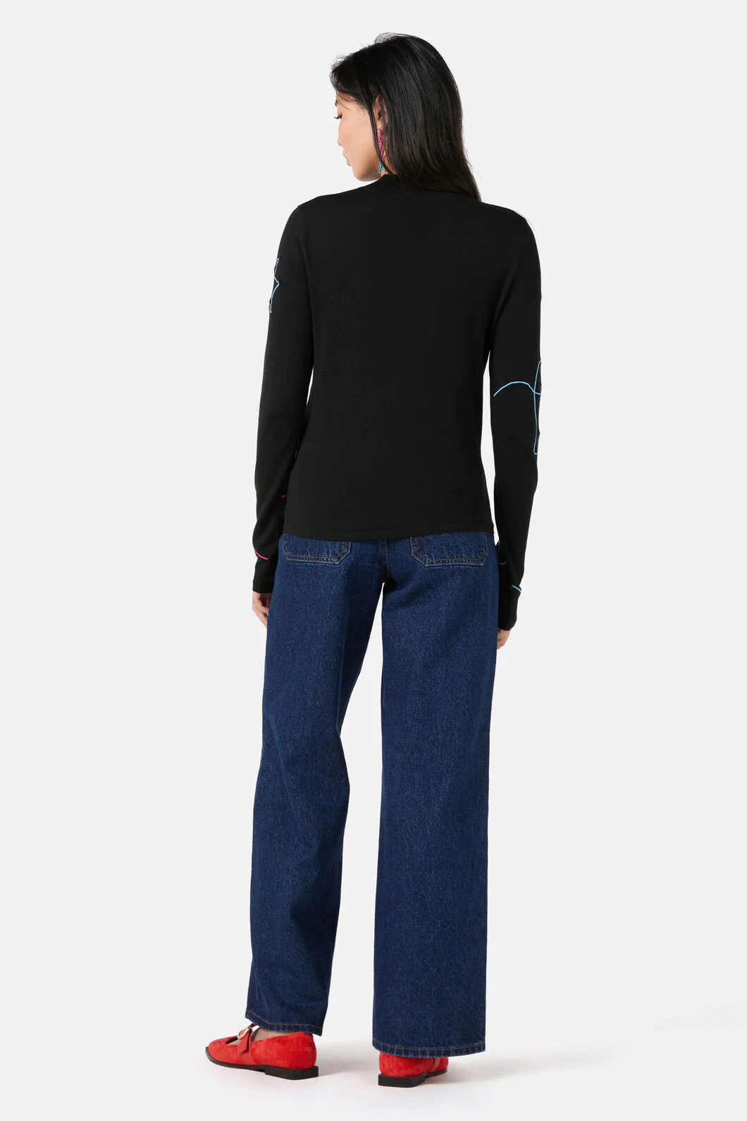 Desert Squiggle Knit Top - Image 4