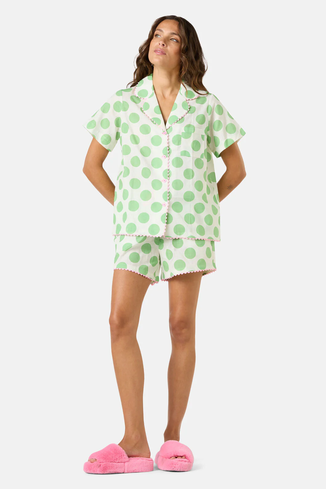 Dot Dot Snooze Pj Shorts Set - Image 7