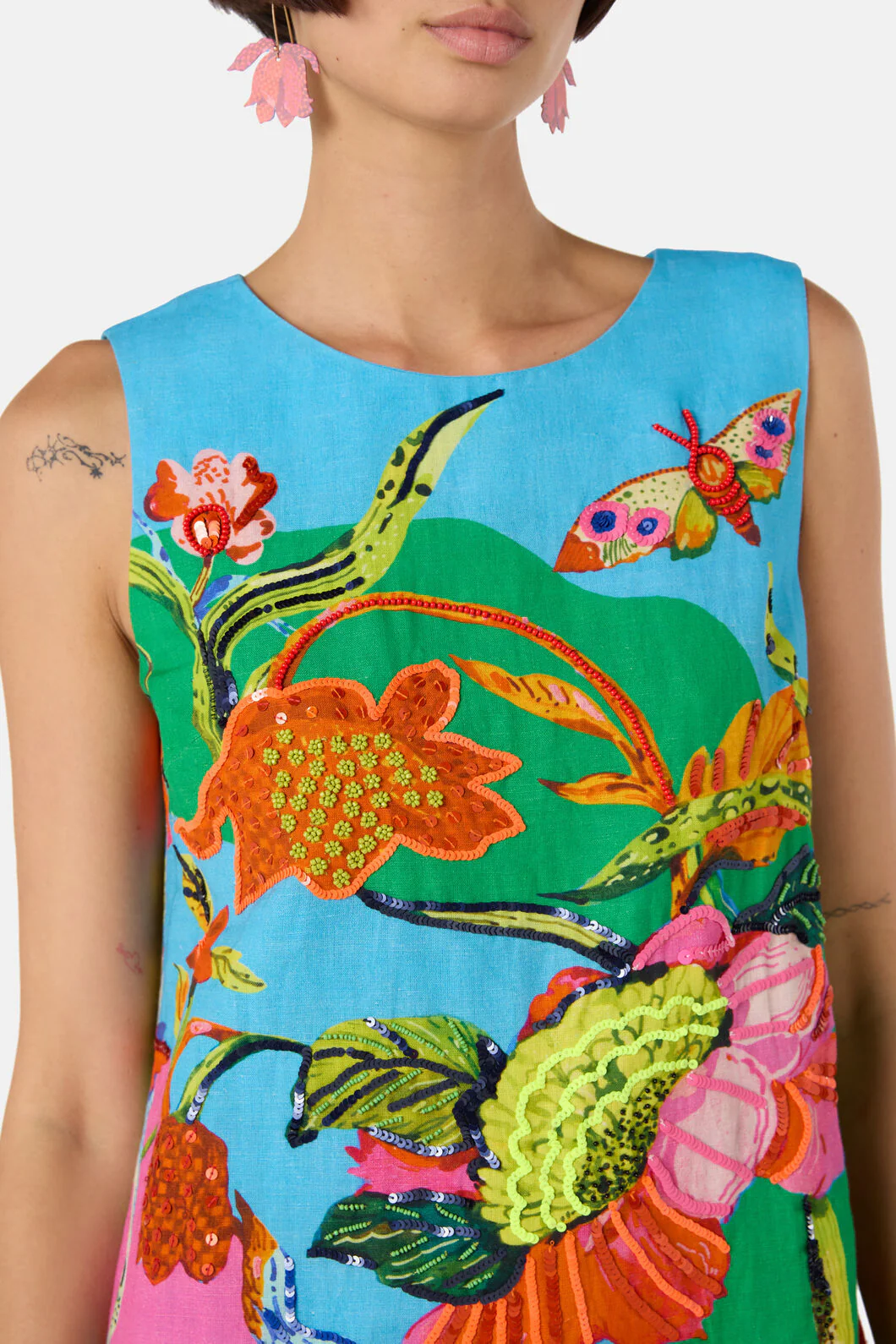 Elara Fancy Shift Dress - Image 8
