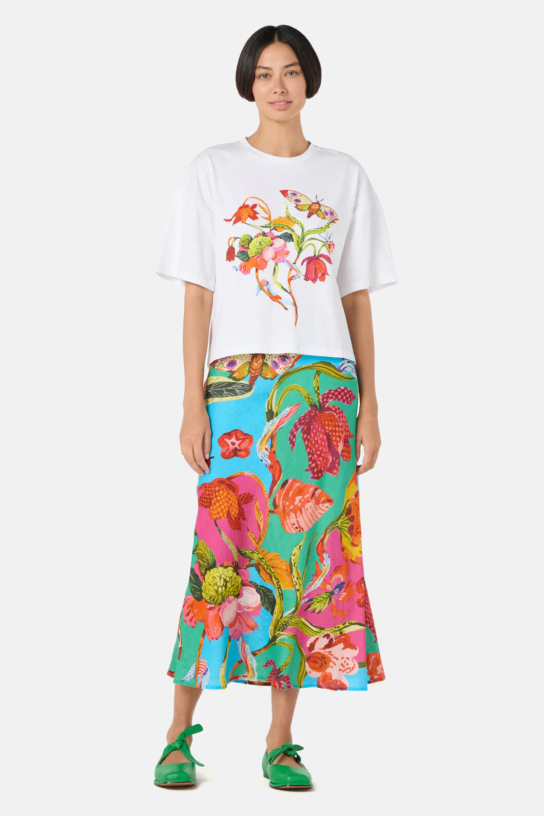Elara Placement Relaxed Tee - Image 2