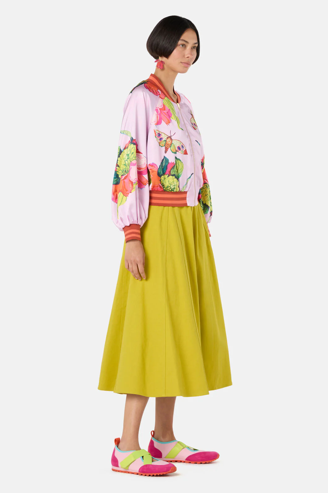 Elara Print Bomber Jacket - Image 7