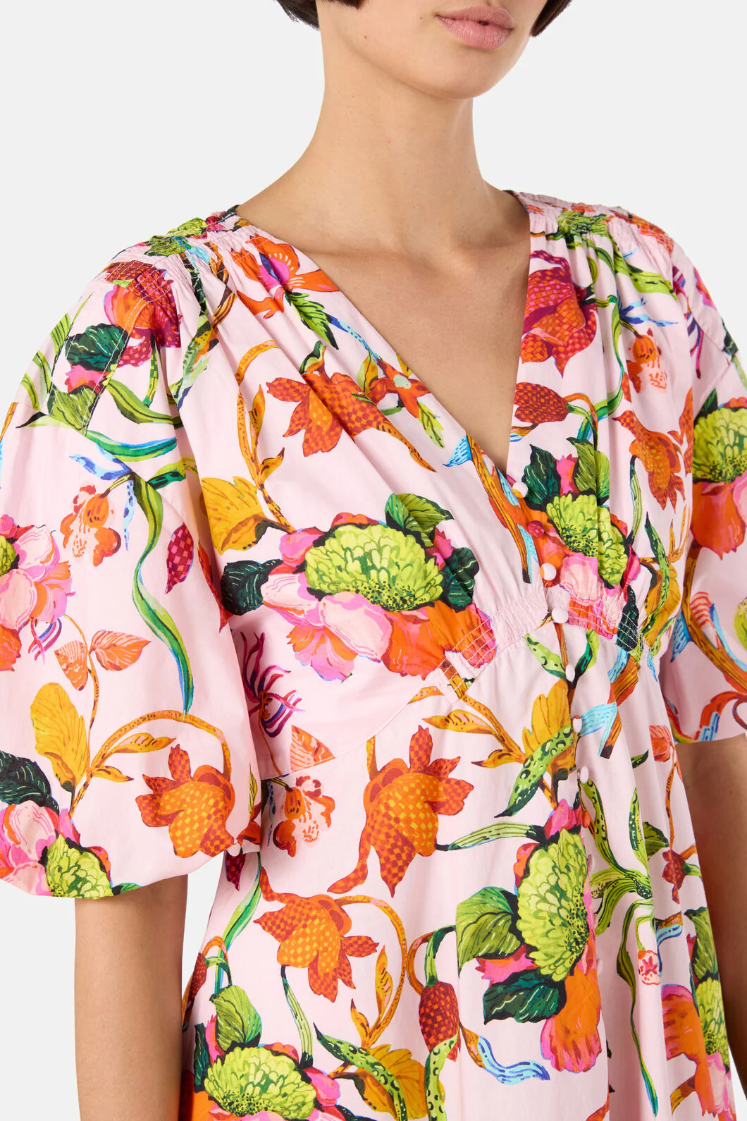 Elara Print Smock Dress - Image 6