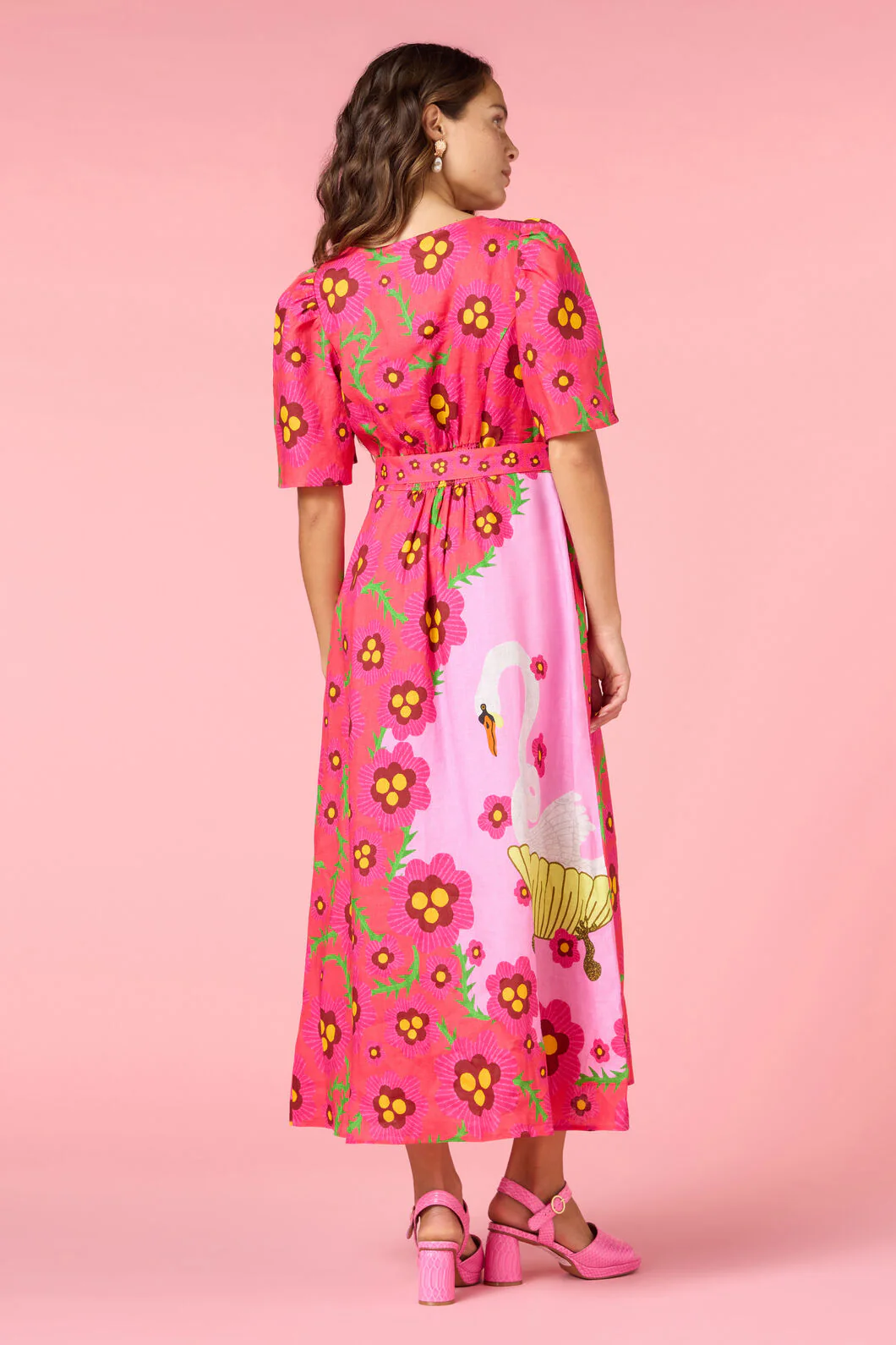 Eros Linen Summer Maxi Dress - Image 4
