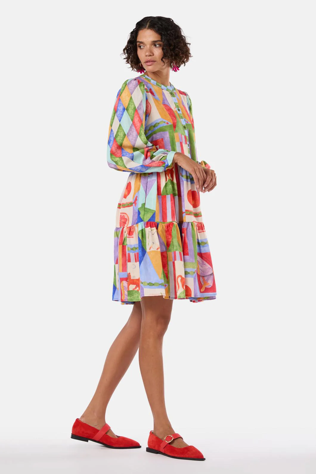 Fantasy Patchwork Dress - Image 5