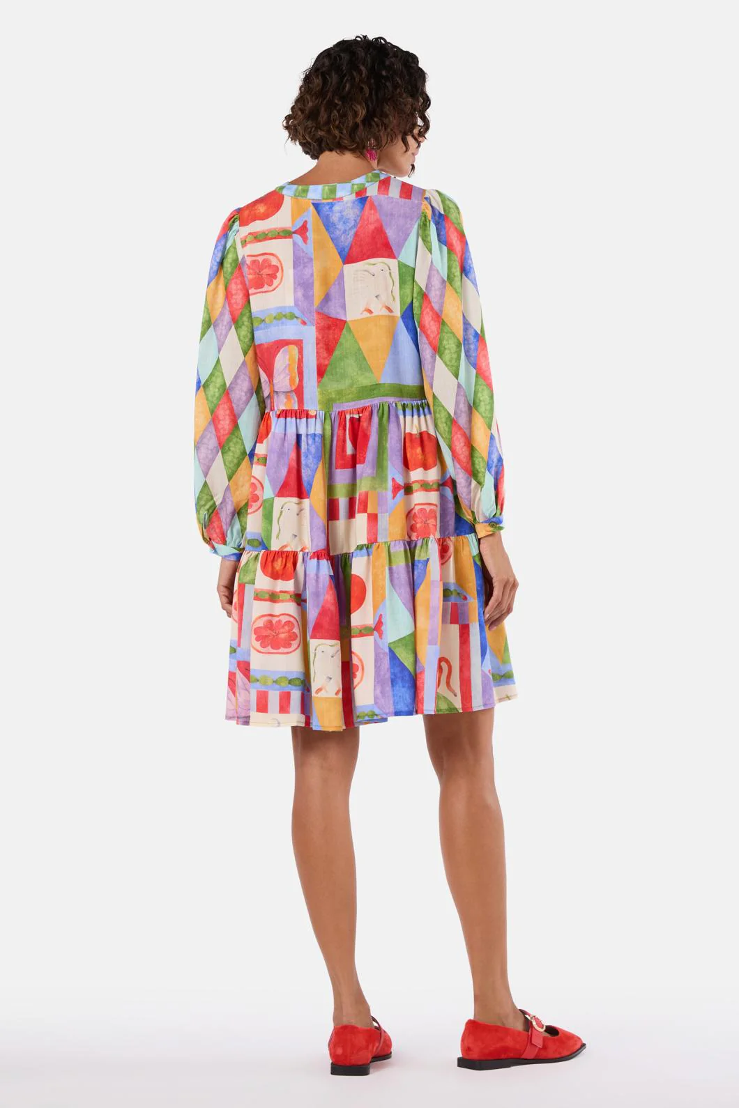 Fantasy Patchwork Dress - Image 6