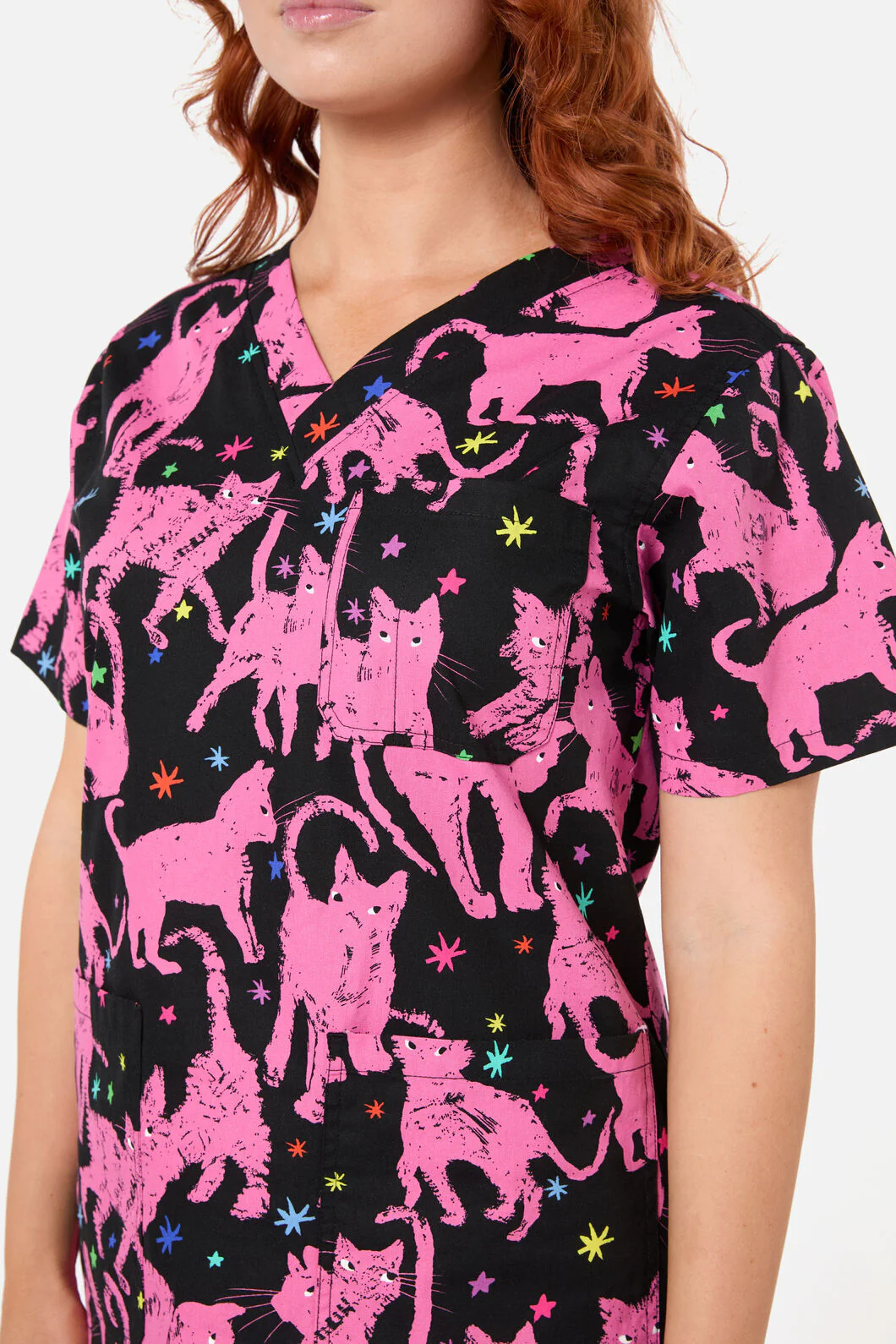 Feline Friends Scrub Set - Image 5