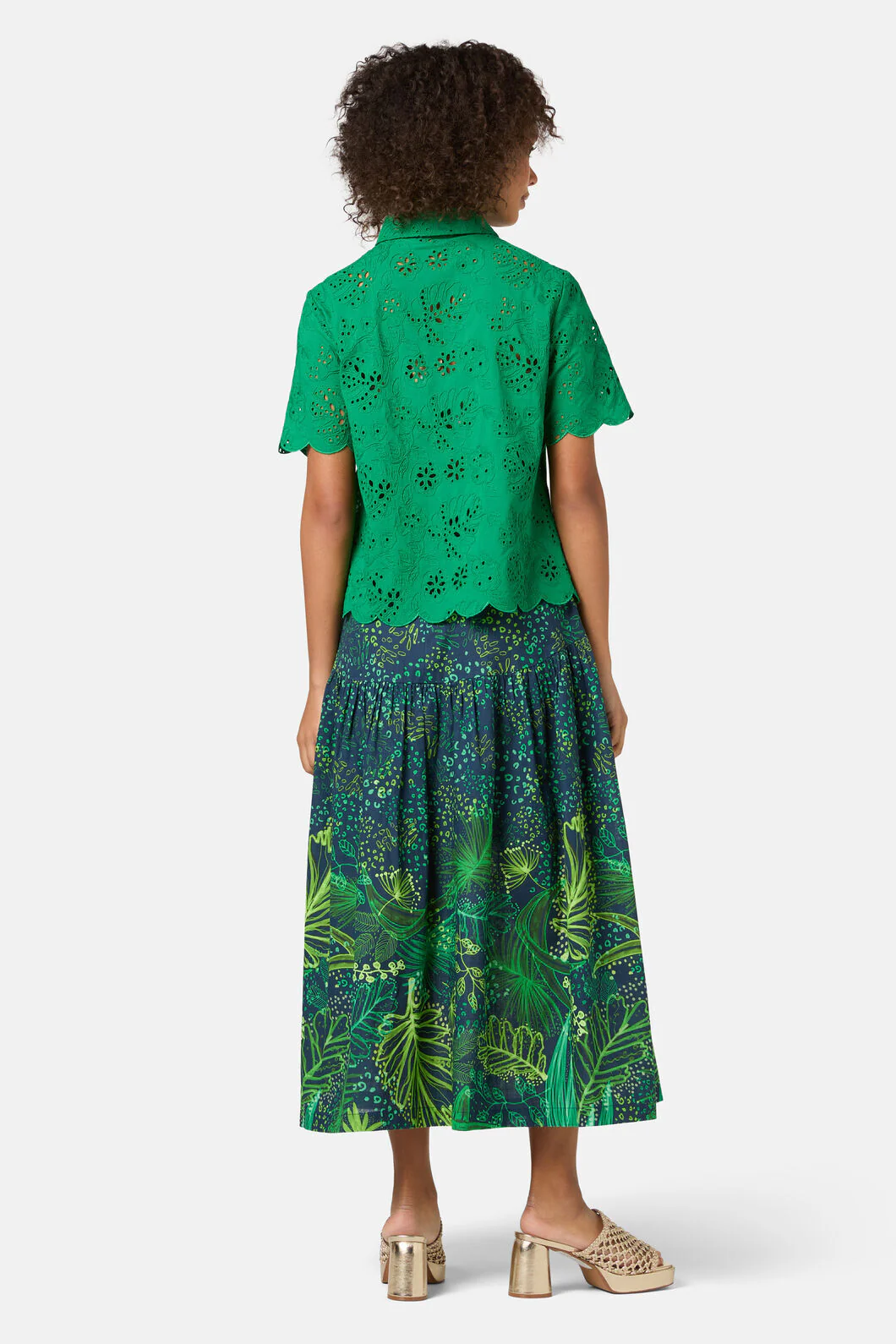 Fern Anglaise Scallop Shirt - Image 4