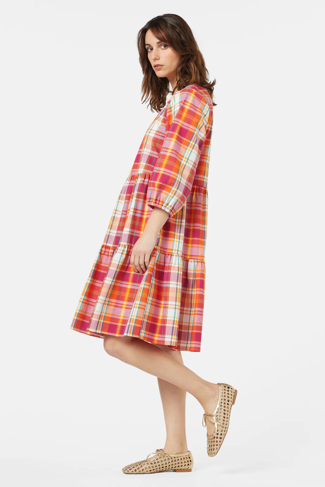 Field Check Dress - Image 3